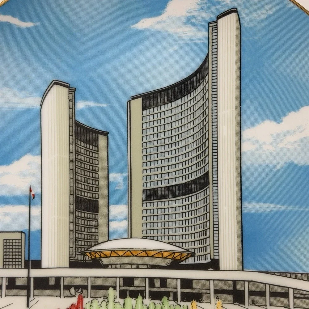 AMF Bowling BPAA Convention 1977 Toronto Civic Centre Porcelain‎ Plate 10